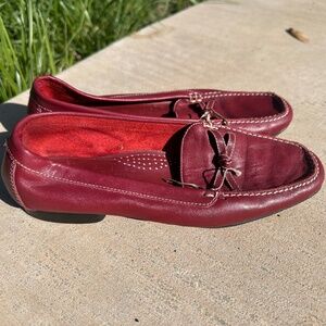 Karen Scott Vintage Red Loafers